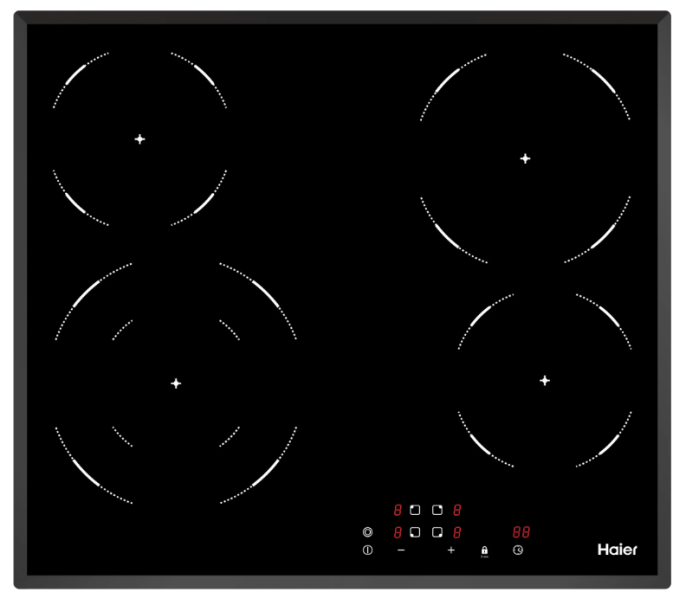 Стеклокерамическая панель, 590*520mm для варочной поверхности Haier HHY-C64DVB
